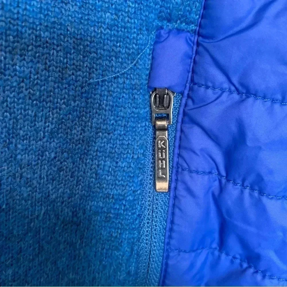 Kuhl blue full zip jacket with hood - Picture 3 of 7